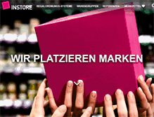 Tablet Screenshot of instore-marketing.com
